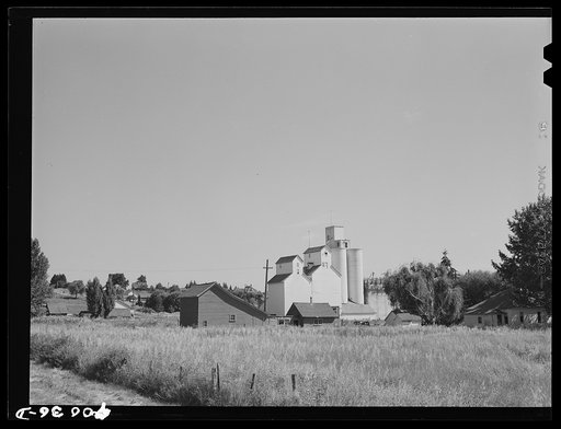 Wheat elevator. Latah County, Idaho