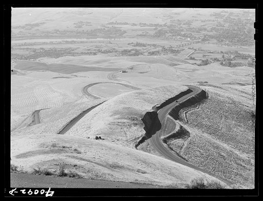 Lewiston Hill, north of Lewiston, Idaho