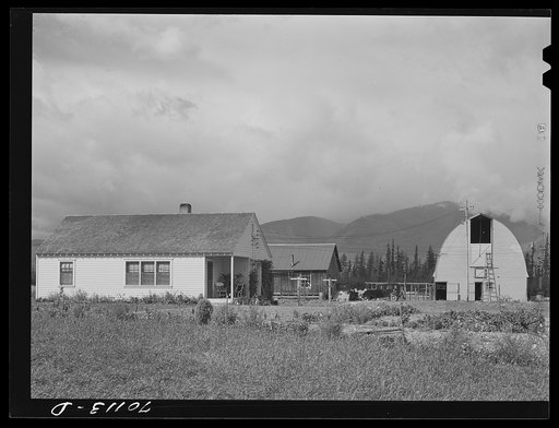 Untitled photo, possibly related to: Farmsteads on Boundary Farms, FSA (Farm Security Administration) project. Boundary County, Idaho