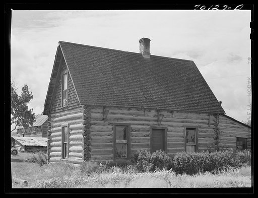 Homestead on farm which is now included in Boundary Farms, FSA (Farm Security Administration) project. Boundary County, Idaho. New house has been built