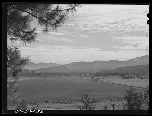 Fertile mountain valley farming land. Boundary County, Idaho