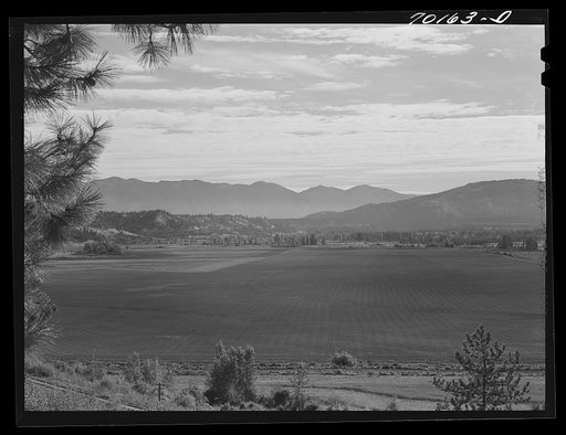 "[Untitled photo, possibly related to:  Fertile mountain valley farming land. Boundary County, Idaho]"