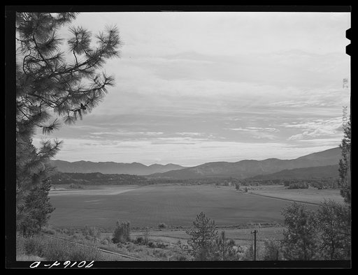 "[Untitled photo, possibly related to:  Fertile mountain valley farming land. Boundary County, Idaho]"