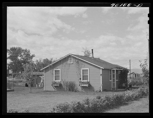 Untitled photo, possibly related to: House for permanent farm workers at the FSA (Farm Security Administration) farm family migratory labor camp. Yakima, Washington