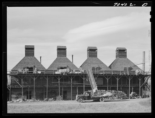 Untitled photo, possibly related to: Hop kiln. Yakima County, Washington