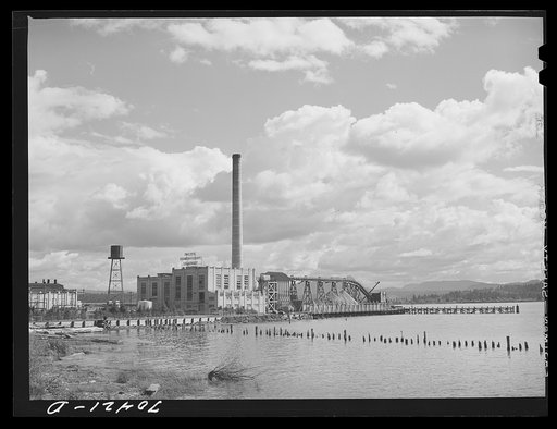 Pacific Power and Light Company plant. Astoria, Oregon