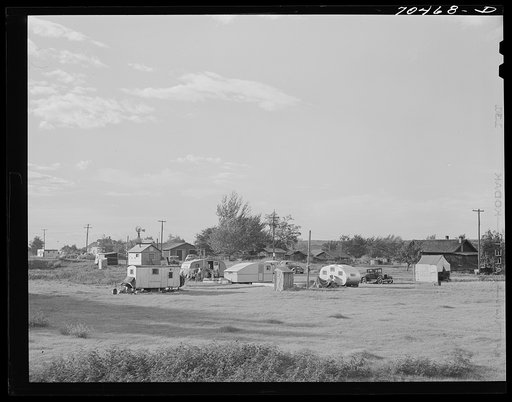 Group of various type housing facilities used by workmen at Umatilla ordnance depot. Stanfield, Oregon