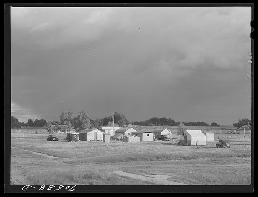 Cluster of housing units for workmen and their families. Stanfield, Oregon