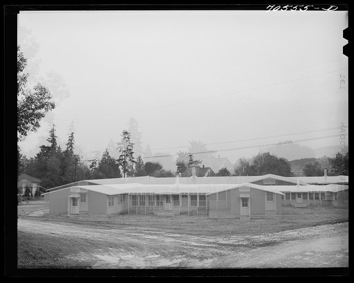 Untitled photo, possibly related to: FSA (Farm Security Administration) duration dormitories for workers at the Navy shipyards. Bremerton, Washington