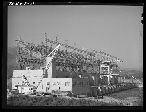 Powerhouse at Bonneville Dam, Oregon
