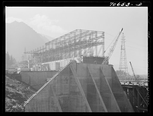 Powerhouse. Bonneville Dam, Oregon