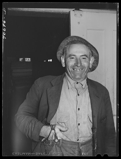 Untitled photo, possibly related to: Dairy farmer who had brought his milk into the Tillamook cheese plant. Tillamook, Oregon