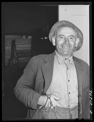 Dairy farmer who had brought his milk into the Tillamook cheese plant. Tillamook, Oregon