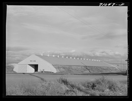 Untitled photo, possibly related to: Klamath County, Oregon. Potato cellar