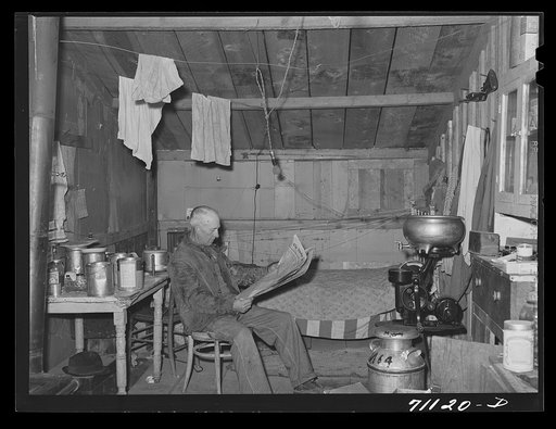 Untitled photo, possibly related to: Mr. Palmer, FSA (Farm Security Administration) client. Canyon County, Idaho