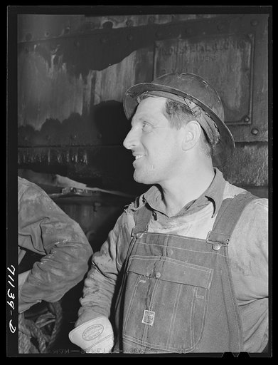 Worker. Shasta Dam, Shasta County, California