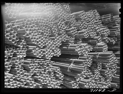 Untitled photo, possibly related to: Pipe. Shasta Dam, Shasta County, California