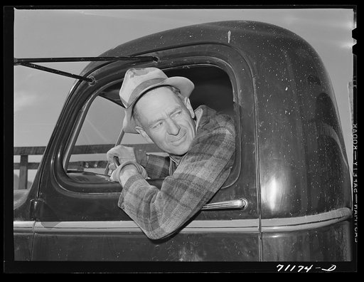 Truck driver. Shasta Dam, Shasta County, California