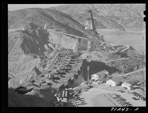Construction of Shasta Dam. Shasta County, California