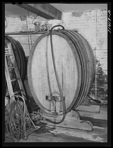 Sonoma County, California. French type of cask in which wine ages. The finest of American dry red wines comes from this county