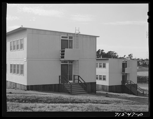 FSA (Farm Security Administration) defense housing dormitories at Vallejo, California