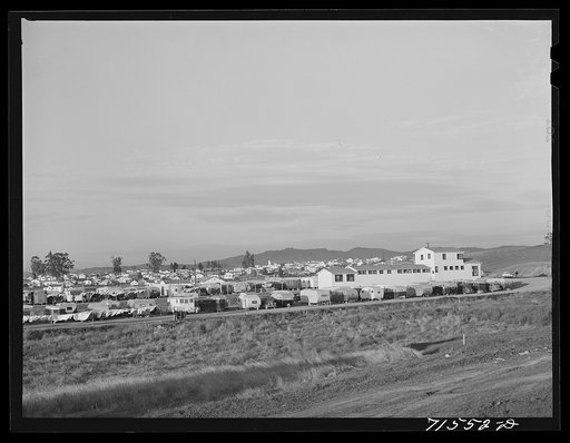 Privately owned trailer camp at Vallejo, California
