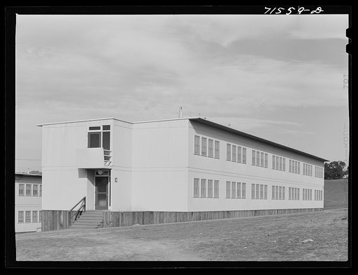 Untitled photo, possibly related to: FSA (Farm Security Administration) defense housing dormitory at Vallejo, California