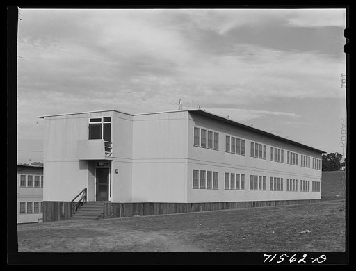 FSA (Farm Security Administration) defense housing dormitory at Vallejo, California