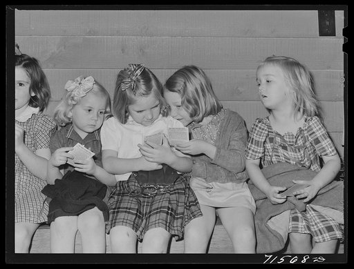 Woodville, California. FSA (Farm Security Administration) farm workers' community. Sunday school class