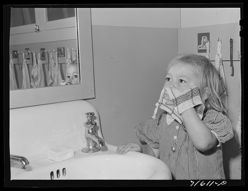 Untitled photo, possibly related to: Woodville, California. FSA (Farm Security Administration) farm workers' community. Children of the nursery school