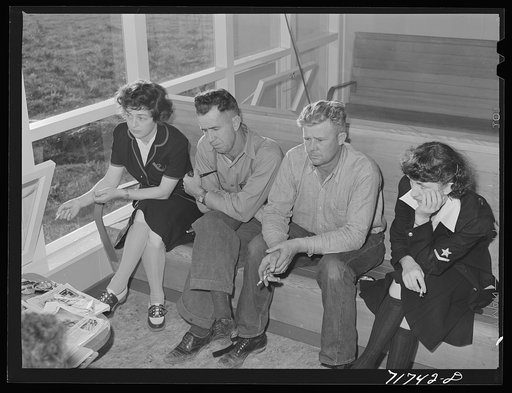 Woodville, California. FSA (Farm Security Administration) farm workers' community. Part of the staff
