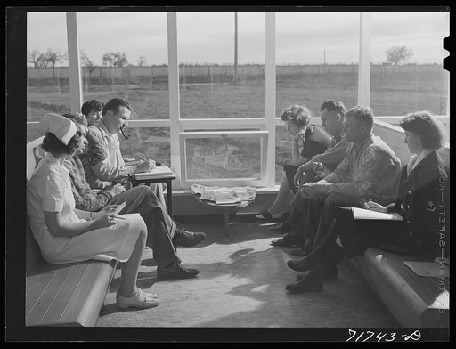 Woodville, California. FSA (Farm Security Administration) farm workers' community. Part of the staff