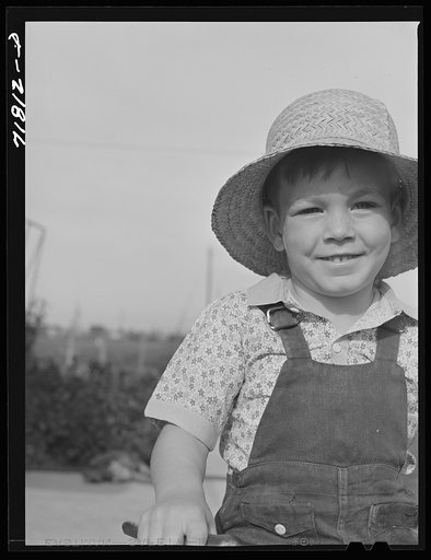 Untitled photo, possibly related to: Woodville, California. FSA (Farm Security Administration) farm workers' community. Son of an agricultural worker