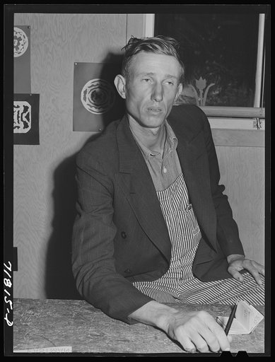 Untitled photo, possibly related to: Woodville, California. FSA (Farm Security Administration) farm workers' community. Agricultural worker