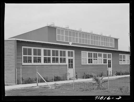 Untitled photo, possibly related to: Woodville, California. FSA (Farm Security Administration) farm workers' community. Community center