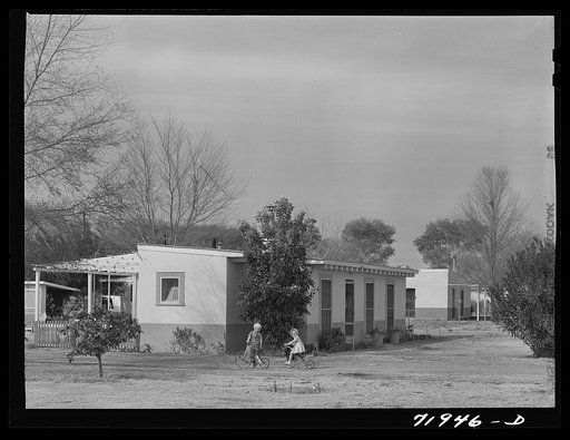 Houses at Camelback Farms, a FSA (Farm Security Administration) project at Phoenix, Arizona