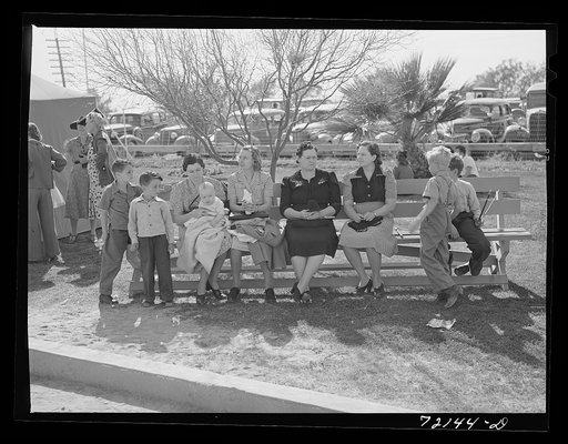Resting at the Imperial County Fair, Imperial County, California
