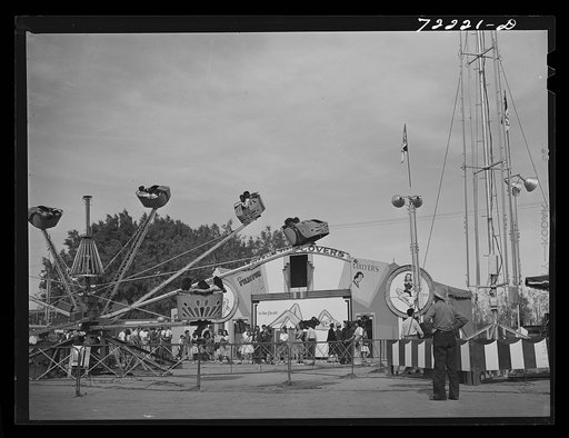 On the midway. Imperial County Fair, California