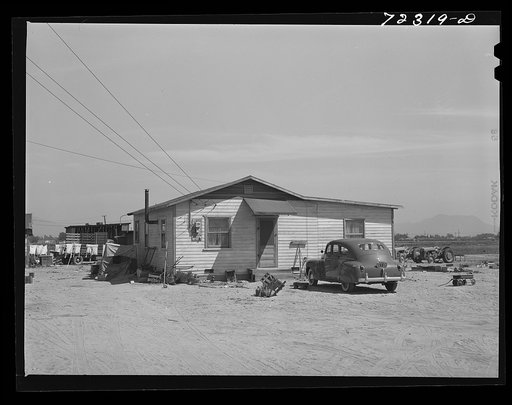 Los Angeles County, California. Farm house of Japanese farmer