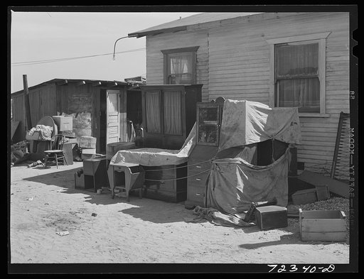Untitled photo, possibly related to: Los Angeles County, California. Furniture of a Japanese farmer who faces evacuation from West coast area under United States Army war emergency order. This farmer will try to sell his belongings; failing in that, he can store his goods, either privately or in a g