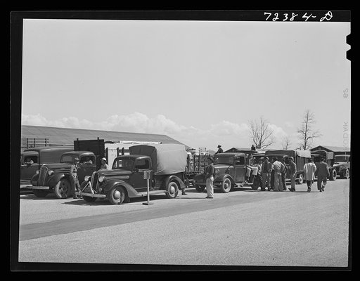 Santa Anita reception center, Los Angeles County, California. The evacuation of Japanese and Japanese-Americans from West coast areas under United States Army war emergency orders