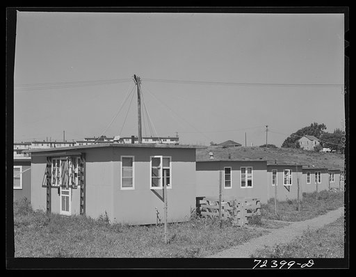 Vallejo, California. FSA (Farm Security Administration) defense housing project. Single-family, demountable houses