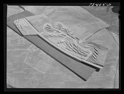 Vallejo, California. FSA (Farm Security Administration) defense housing project. Site model