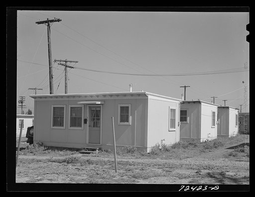Vallejo, California. FSA (Farm Security Administration) defense housing project. Single-family, demountable houses