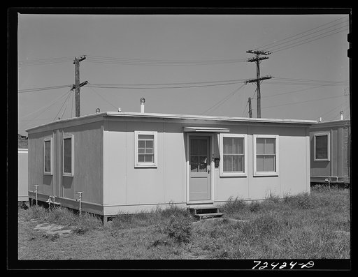 Vallejo, California. FSA (Farm Security Administration) defense housing project. Single family, demountable houses