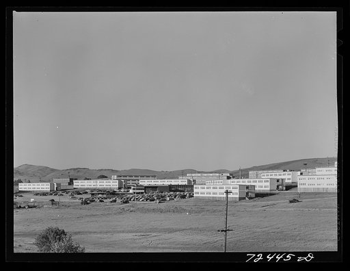 Untitled photo, possibly related to: Vallejo, California. FSA (Farm Security Administration) defense housing project. Dormitories
