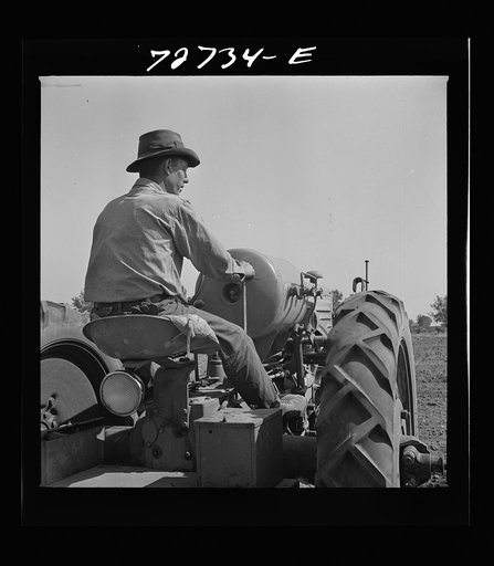 Merced County, California. Tractor operators