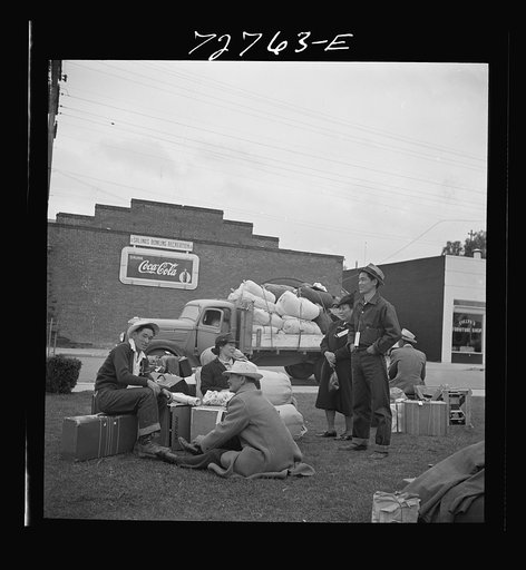 Untitled photo, possibly related to: Salinas, California. Japanese-Americans leaving for reception center