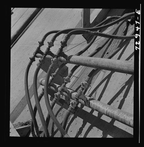 Shasta Dam, Shasta County, California. Piping
