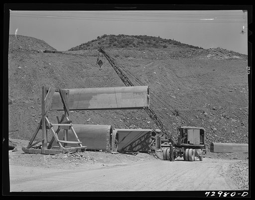 Shasta Dam, Shasta County, California. Moving a gallery